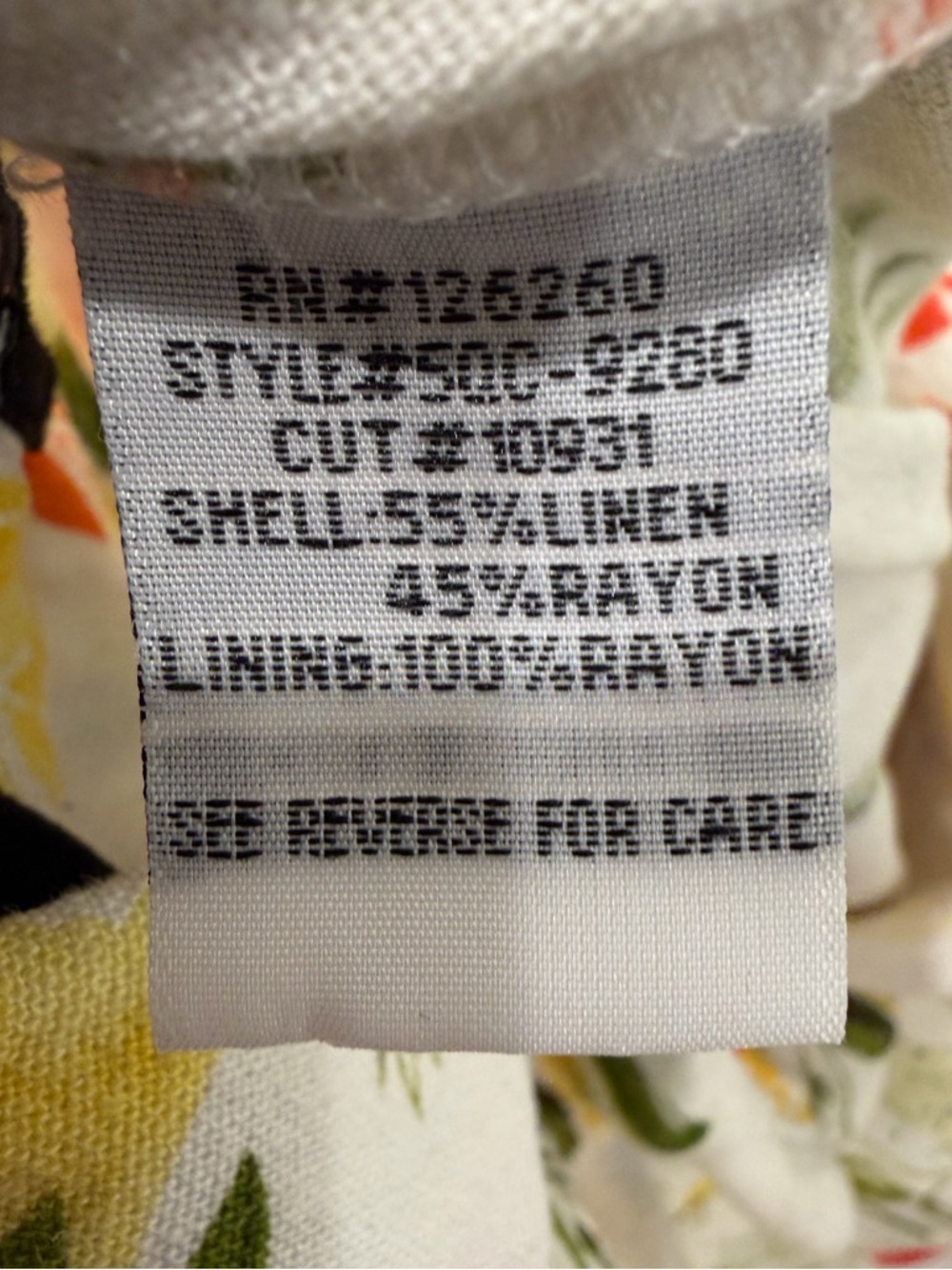 Velvet Heart Vintage Lemon Citrus Floral Romper Linen Blend Cottagecore Summer S - Picture 11 of 11
